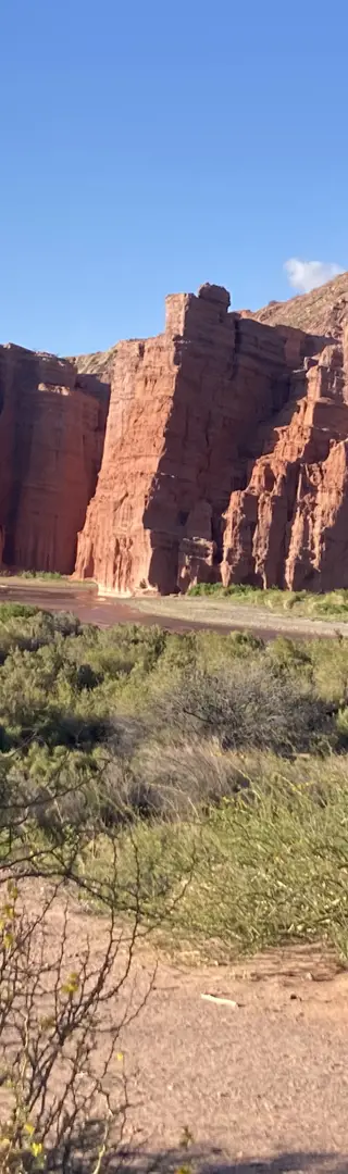 Quebrada de la Conchas – durch die enge Schlucht